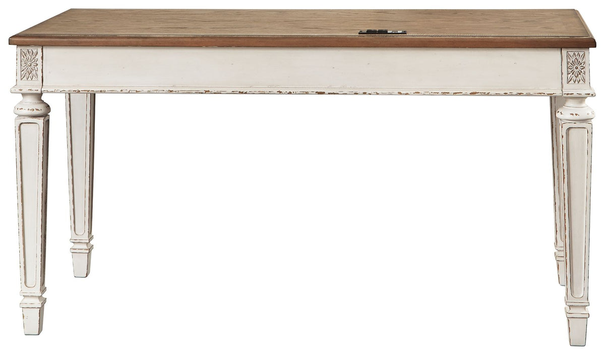 Realyn - Home Office Desk - Light Brown - R&R Furniture Gallery (Fountain Valley, CA)