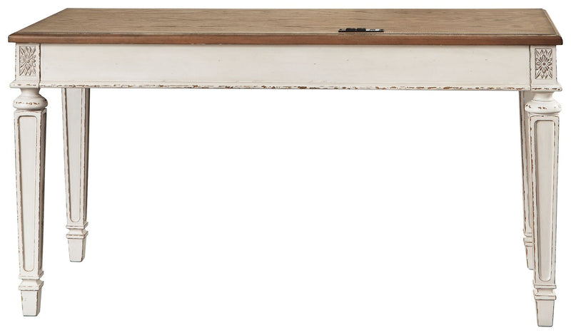 Realyn - Home Office Desk - Light Brown - R&R Furniture Gallery (Fountain Valley, CA)