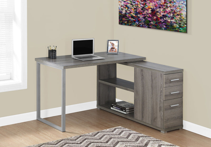 Computer Desk, Home Office, Corner, Left, Right Set - Up, Storage Drawers, L Shape, Laptop, And Contemporary & Modern - R&R Furniture Gallery (Fountain Valley, CA)