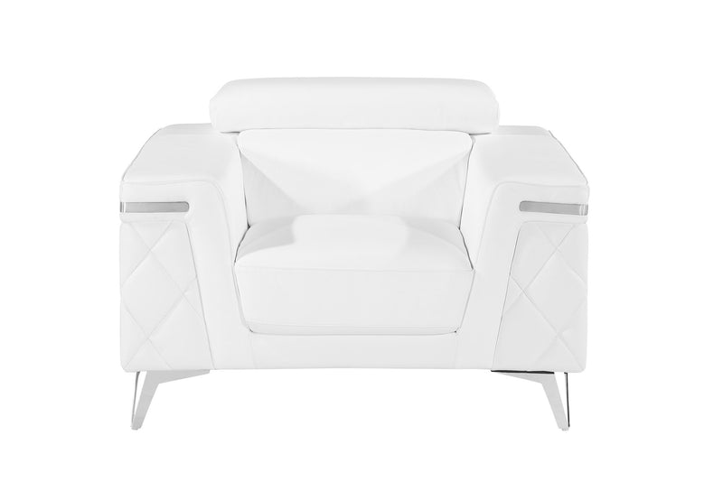 1140 - Top Grain Italian Leather Chair - R&R Furniture Gallery (Fountain Valley, CA)