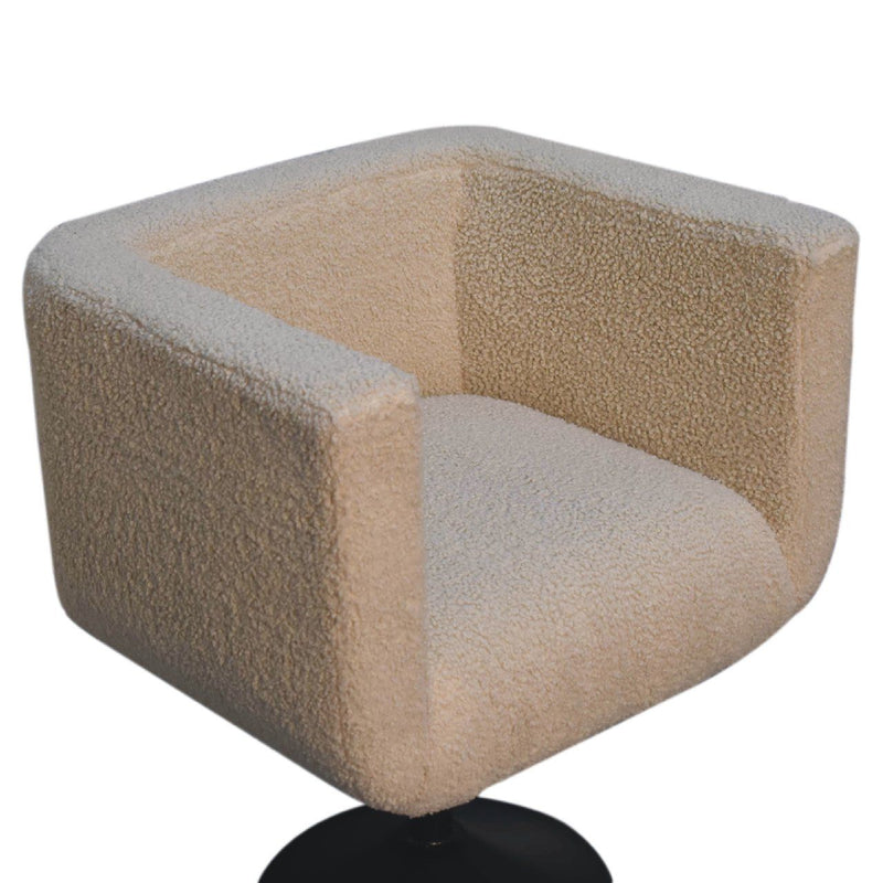 Swivel Chair - Cream - R&R Furniture Gallery (Fountain Valley, CA)