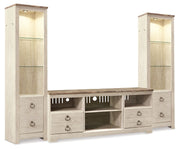 Willowton - Entertainment Center With Fireplace Option - R&R Furniture Gallery (Fountain Valley, CA)