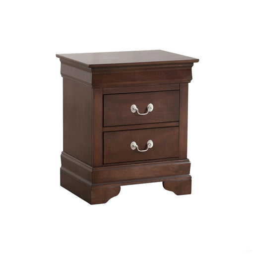 Louis Phillipe - Storage Nightstand - Cappuccino - R&R Furniture Gallery (Fountain Valley, CA)