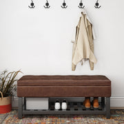 Cosmopolitan - Storage Ottoman Bench With Open Bottom - R&R Furniture Gallery (Fountain Valley, CA)