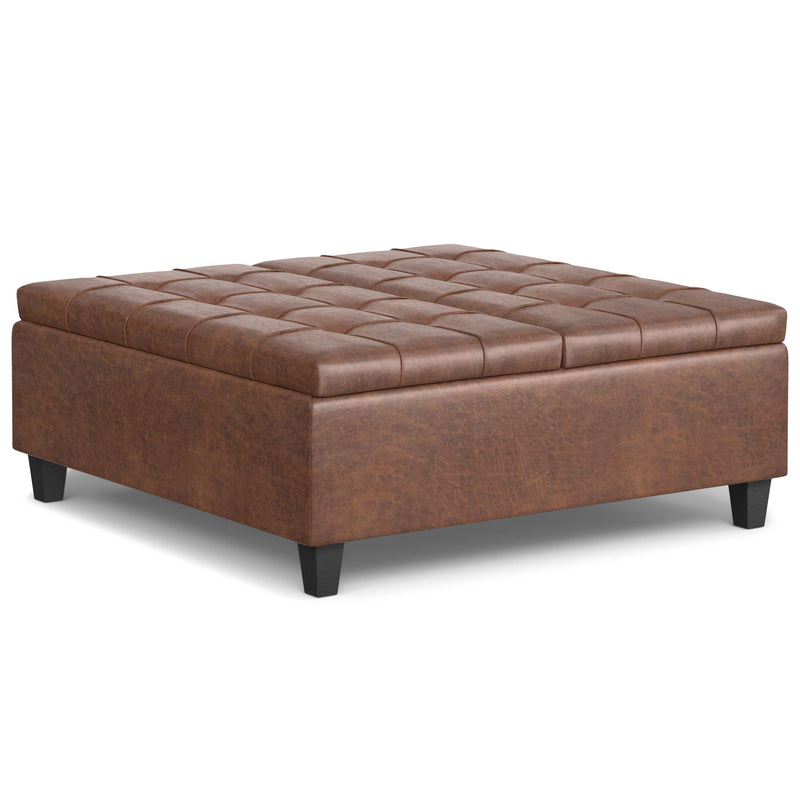 Harrison - Upholstered Coffee Table Storage Ottoman - R&R Furniture Gallery (Fountain Valley, CA)