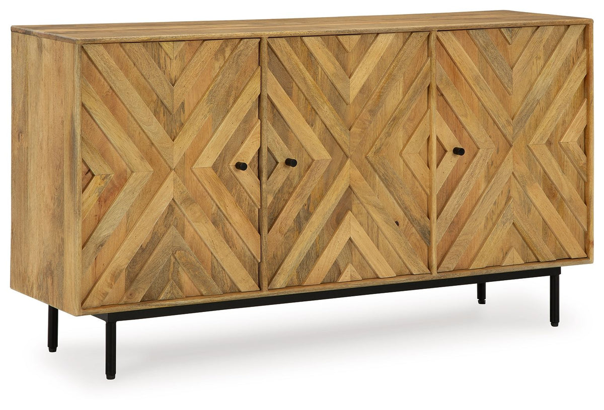 Cadewick - Accent Cabinet - Natural - R&R Furniture Gallery (Fountain Valley, CA)