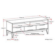 Harper - Handcrafted TV Media Stand - R&R Furniture Gallery (Fountain Valley, CA)