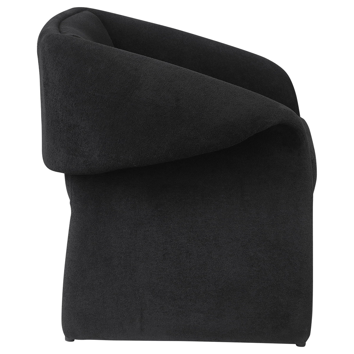 Mcdonald - Upholstered Sloped Arm Accent Chair - Black