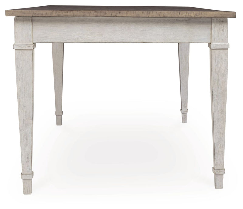 Skempton - RECT DRM Table w/Storage - White - R&R Furniture Gallery (Fountain Valley, CA)