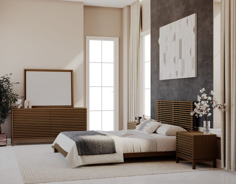 Tanner Wall or Dresser Mirror in Roux