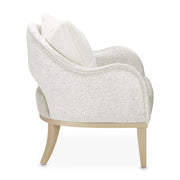 Yvette - Accent Chair - Porcini / Medium Champagne - R&R Furniture Gallery (Fountain Valley, CA)