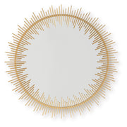 Wainport - Accent Mirror - Gold Finish - R&R Furniture Gallery (Fountain Valley, CA)