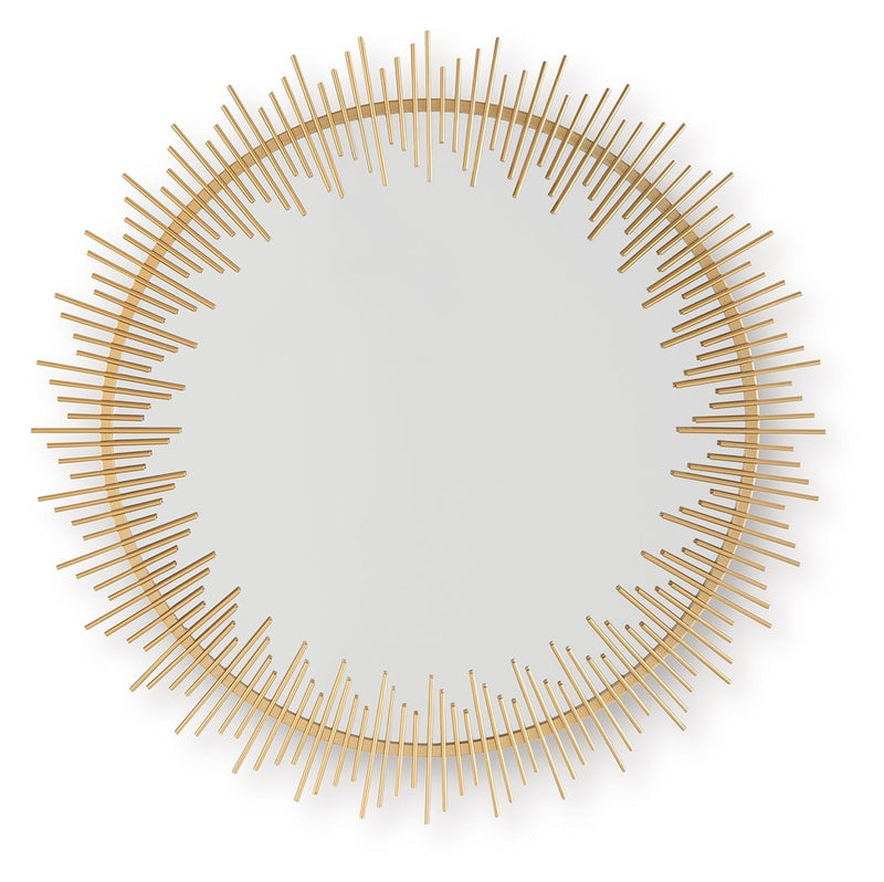 Wainport - Accent Mirror - Gold Finish - R&R Furniture Gallery (Fountain Valley, CA)