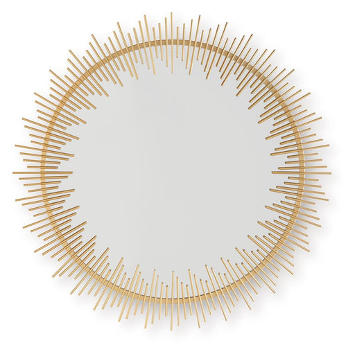 Wainport - Accent Mirror - Gold Finish - R&R Furniture Gallery (Fountain Valley, CA)