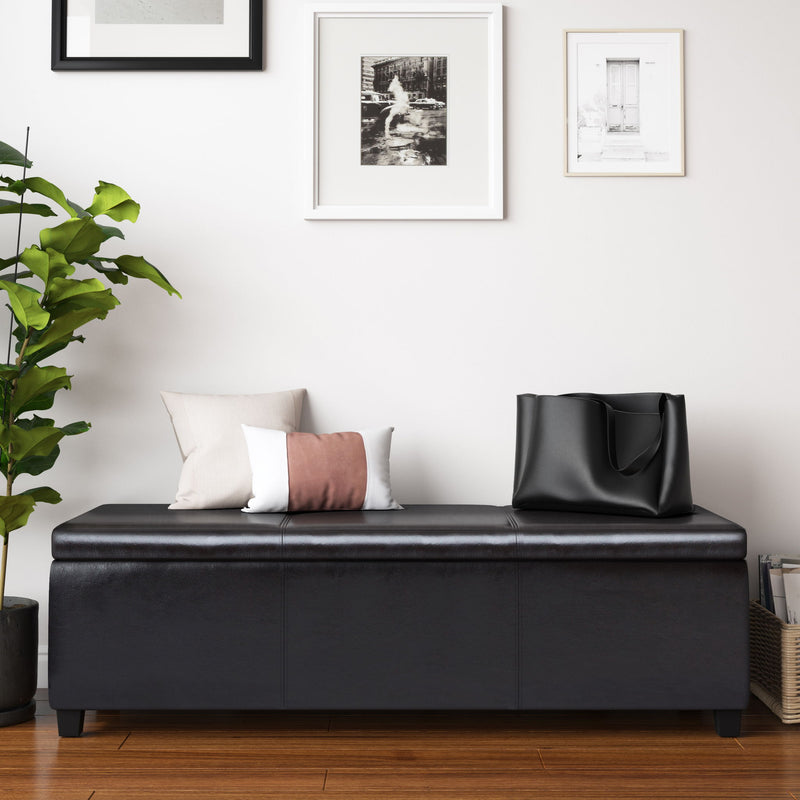 Avalon - Multifunctional Storage Ottoman Bench - R&R Furniture Gallery (Fountain Valley, CA)