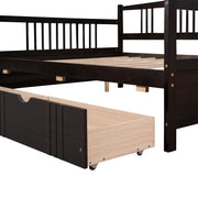 Modern Daybed from DreamHaus with integrated storage drawers, stylish design, and sturdy frame in a contemporary bedroom setting.