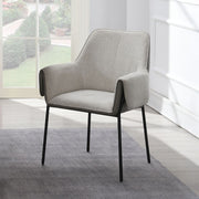 Jirina - Arm Chair (Set of 2) - Beige Chenille - R&R Furniture Gallery (Fountain Valley, CA)