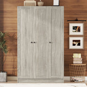 3 Door Shutter Wardrobe With Shelves - R&R Furniture Gallery (Fountain Valley, CA)