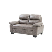 Glory Furniture Marta stationary loveseat with plush upholstery and modern design, perfect for cozy living room seating.