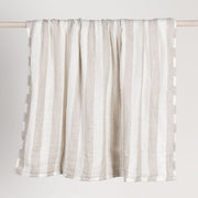 Throws - TC Atwater Throw - Ivory / Natural - R&R Furniture Gallery (Fountain Valley, CA)