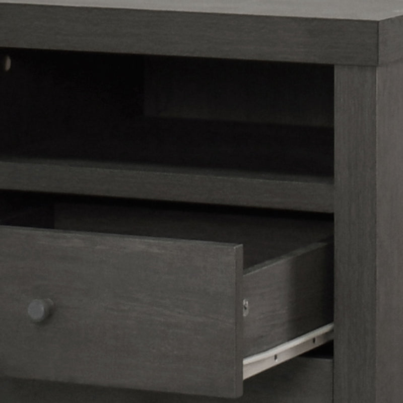 Nystrom - Mid Century Modern 2 Drawer Nightstand - R&R Furniture Gallery (Fountain Valley, CA)
