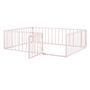 Metal Floor Bed Frame With Fence And Door - R&R Furniture Gallery (Fountain Valley, CA)