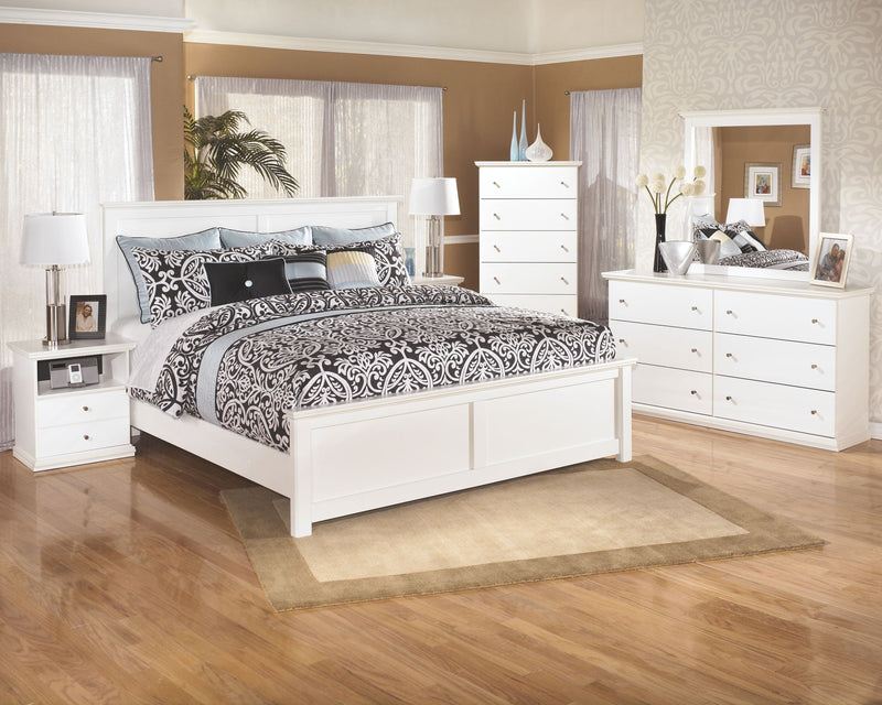 Bostwick Shoals - One Drawer Night Stand - White - R&R Furniture Gallery (Fountain Valley, CA)