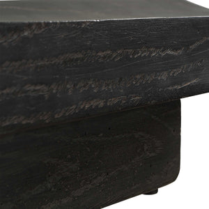 Ciaran - Indoor-Outdoor Wooden Tray - Black