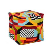 Pouf Luxury Oversized Bean Bag Cube Ottoman - R&R Furniture Gallery (Fountain Valley, CA)
