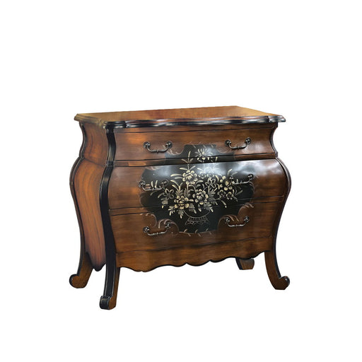 Roma - 37" Chest - Oak & Antique Black - R&R Furniture Gallery (Fountain Valley, CA)