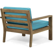 Antoine - Outdoor Acacia Wood Club Chairs With Cushions, (Set of 2) - R&R Furniture Gallery (Fountain Valley, CA)