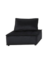 Lilola Home Anna sectional sofa ottoman with stylish fabric upholstery and modern design, displayed in a cozy living room setting.