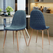 Elegant Dining Chair Set With Fabric - R&R Furniture Gallery (Fountain Valley, CA)