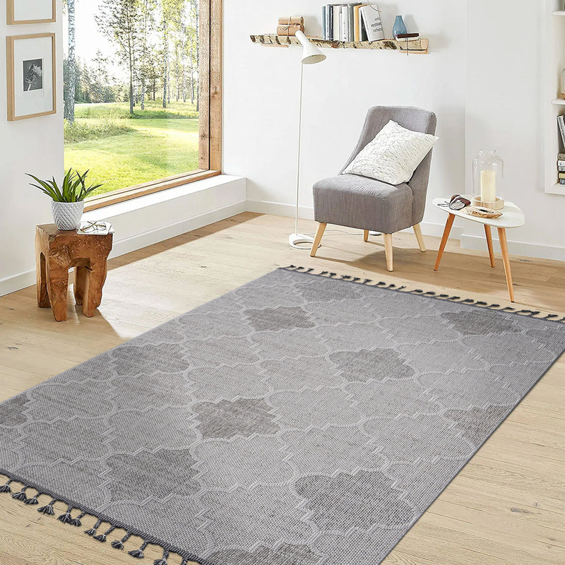 Guros - Indoor / Outdoor Trellis Area Rug - R&R Furniture Gallery (Fountain Valley, CA)