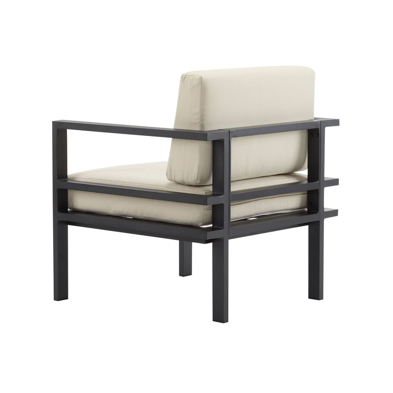 Modern Outdoor Lounge Chair With Aluminum Frame And Weather Resistant Cushions - R&R Furniture Gallery (Fountain Valley, CA)