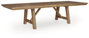 Ridgester - Rectangular Dining Room Extension Table - Light Brown - R&R Furniture Gallery (Fountain Valley, CA)