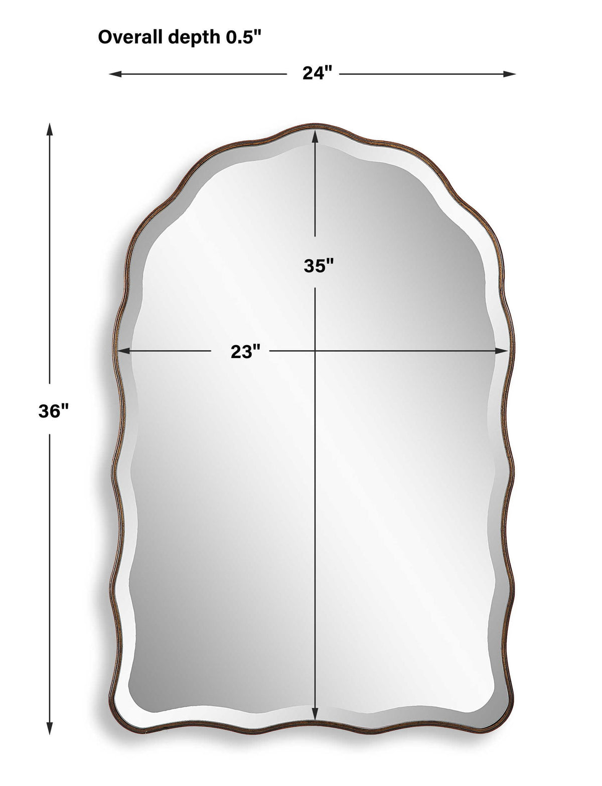 Mirror - Antique Bronze