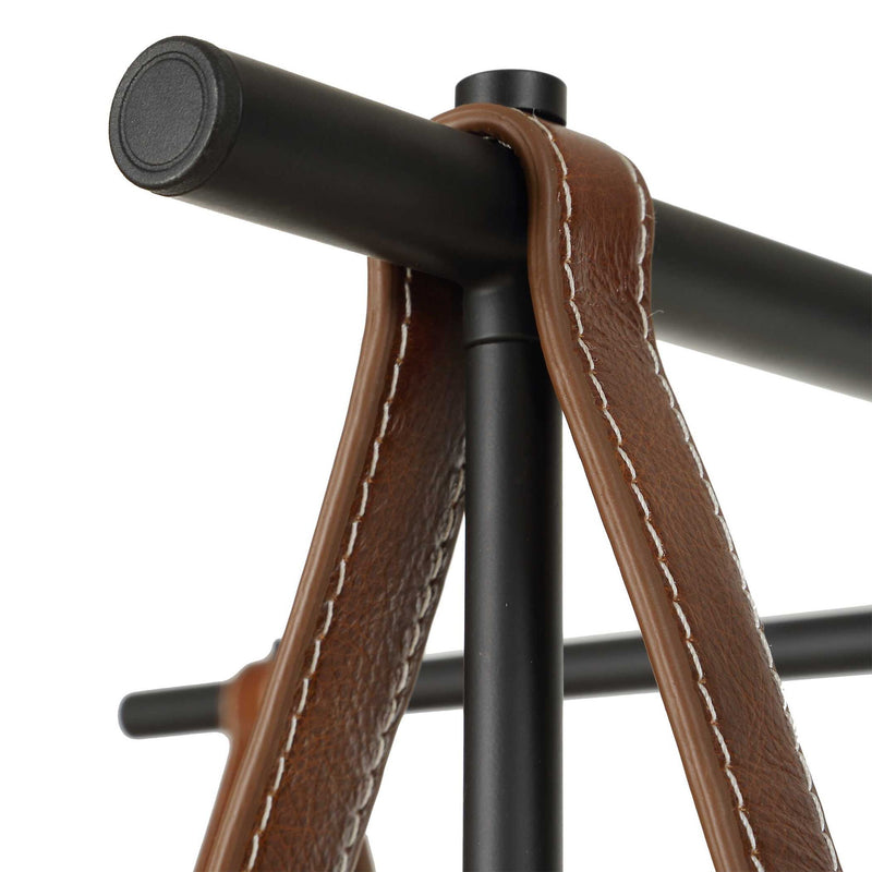 Reins - Accent Straps 4 Light Chandelier - Black