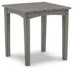 Visola - Square End Table - Gray - R&R Furniture Gallery (Fountain Valley, CA)