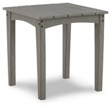 Visola - Square End Table - Gray - R&R Furniture Gallery (Fountain Valley, CA)