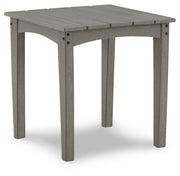 Visola - Square End Table - Gray - R&R Furniture Gallery (Fountain Valley, CA)
