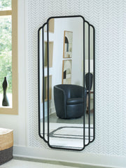 Antigone - Floor Mirror - Black - R&R Furniture Gallery (Fountain Valley, CA)