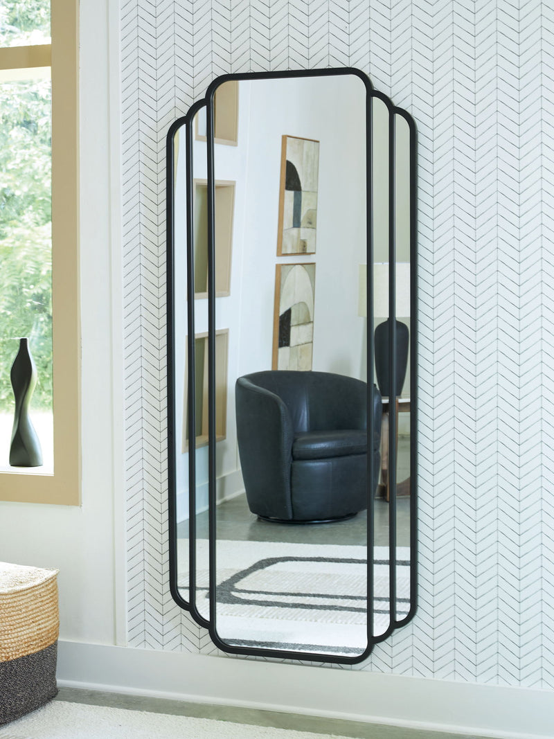 Antigone - Floor Mirror - Black - R&R Furniture Gallery (Fountain Valley, CA)