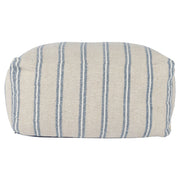 Poufs - Delgada Pouf - Natural / Blue - R&R Furniture Gallery (Fountain Valley, CA)