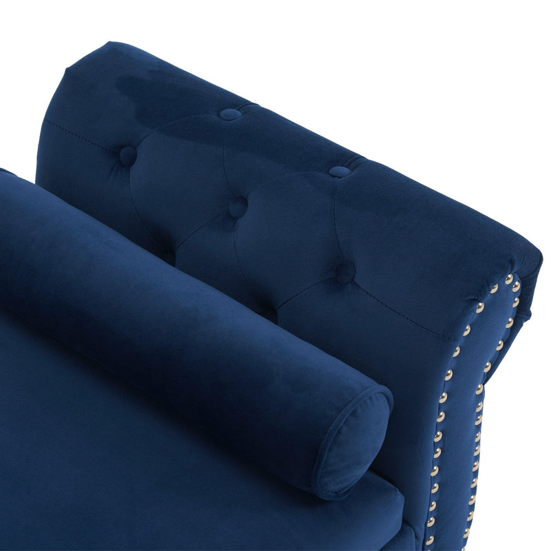 Luxurious Multifunctional Storage Ottoman Bench With Pillow - R&R Furniture Gallery (Fountain Valley, CA)