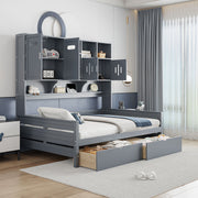 Daybed With All-In-One Cabinet And Shelf - R&R Furniture Gallery (Fountain Valley, CA)