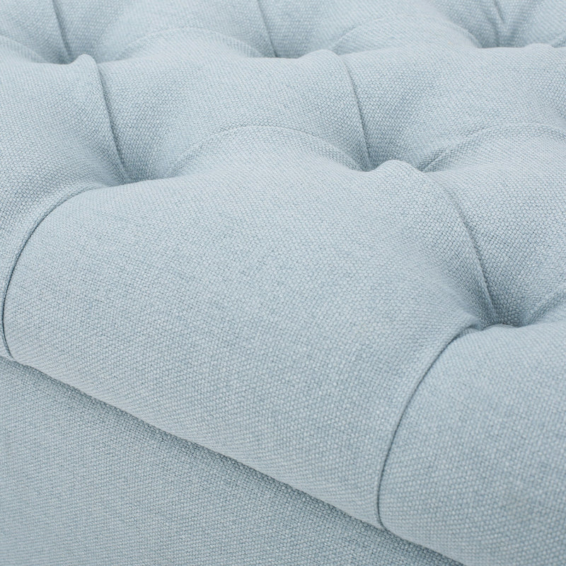 Glouster - Contemporary Storage Ottoman With Button Tufted Design - R&R Furniture Gallery (Fountain Valley, CA)