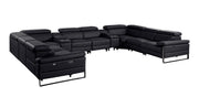 1246 - 10-Piece U-Shaped Modular Power Reclining Sectional With 4 Power Recliners And Power Headrests - R&R Furniture Gallery (Fountain Valley, CA)