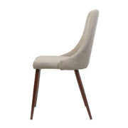 Mid Century Modern Fabric Armless Dining Chair - R&R Furniture Gallery (Fountain Valley, CA)