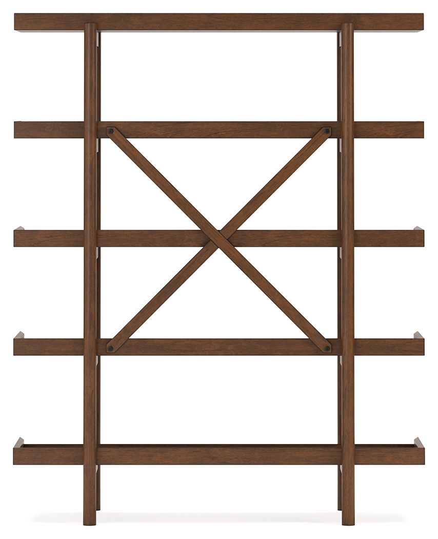Lyncott - Bookcase - Brown - R&R Furniture Gallery (Fountain Valley, CA)
